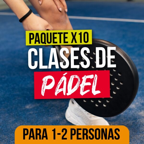 Paquete x10 clases para 1 o 2 personas