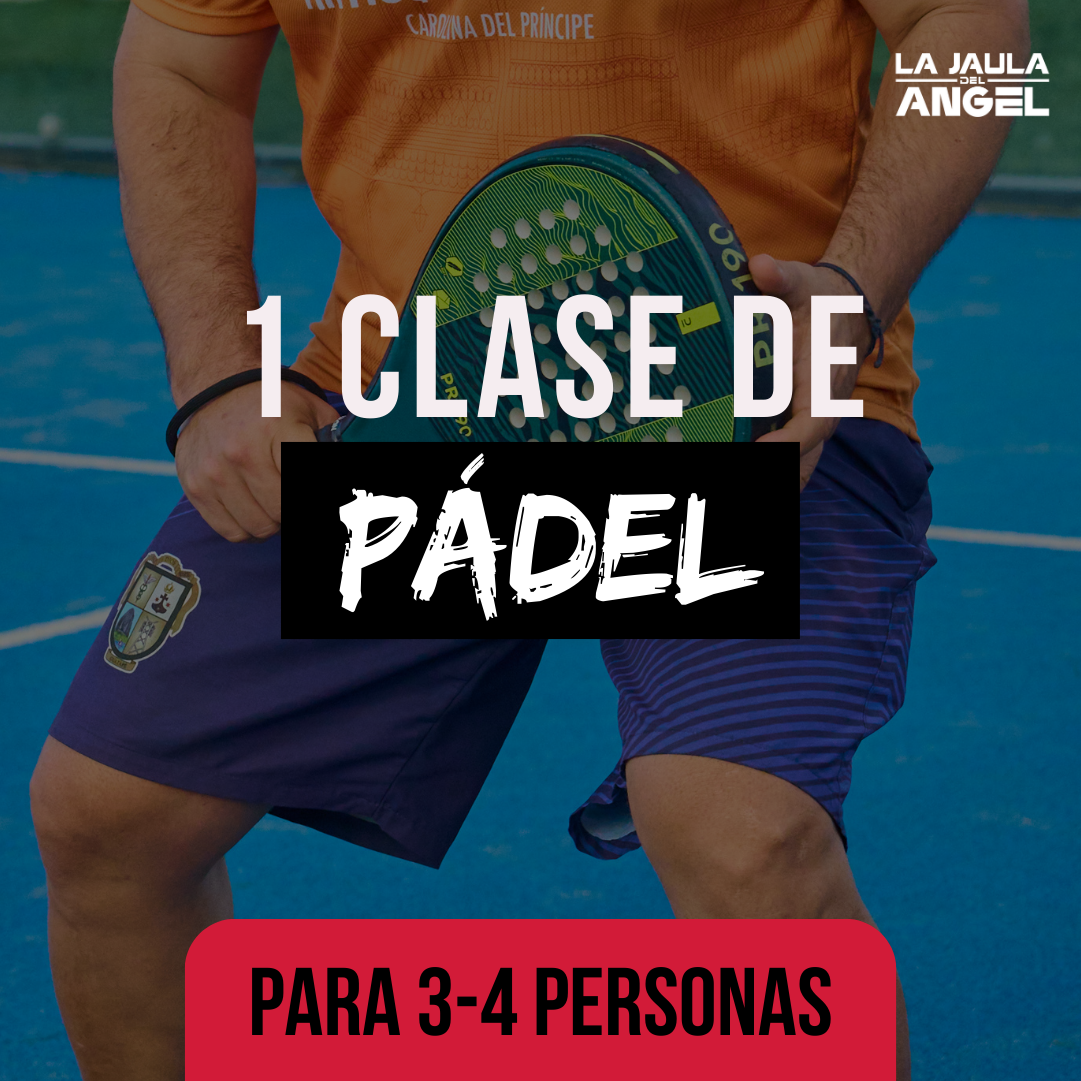 1 Clase Entrenamiento Padel 3 o 4 personas